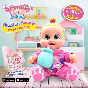 BOUNCIN BABIES BANIEL & BOUNIE EXPRESIONES ROSA CIFE REF-41651