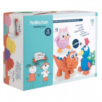 SET 12 MODELS EN 1 IN 1 FOAM PLASTILINA TACHAN