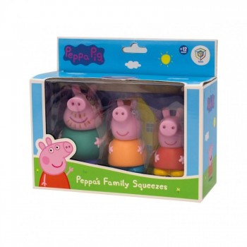 PEPPA PIG 3 FIGURAS BAÑO CON PAPA DEQUBE 919D00047