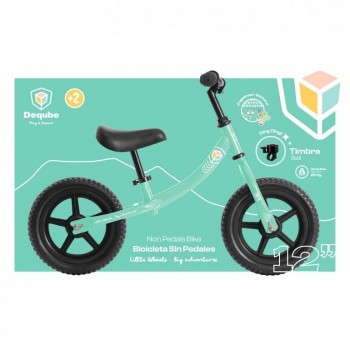BICICLETA SIN PEDALES VERDE DEQUBE