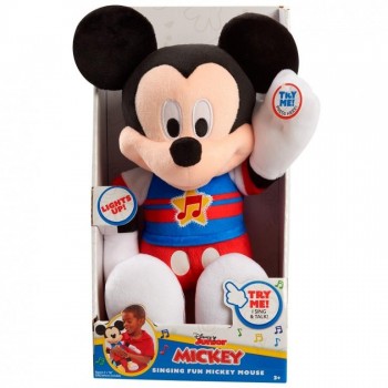PELUCHE CANTARIN MICKEY CON LUZ
