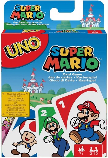 JUEGO UNO SUPER MARIO BROS MATTEL 446DRD00