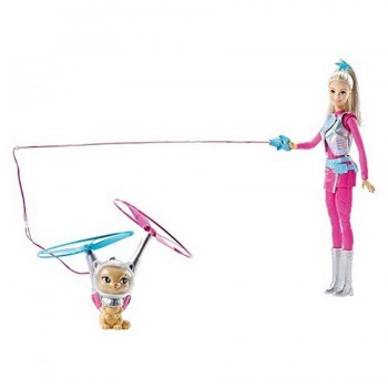 BARBIE Y MASCOTA AVENTURA ESPACIO