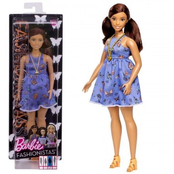 BARBIE FASHIONISTA VESTIDO MORADO N-66 MATTEL