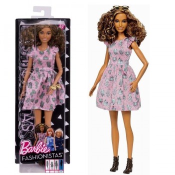 BARBIE FASHIONISTA VESTIDO ROSA N-67 MATTEL