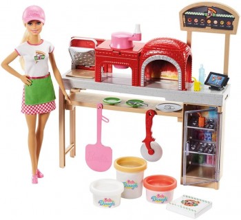 BARBIE PIZZA CHEF MATTEL 446FHR09