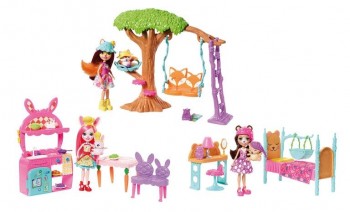 PLAYSET ENCHANTIMALS HABITACION CONEJO MATTEL 446FRH44