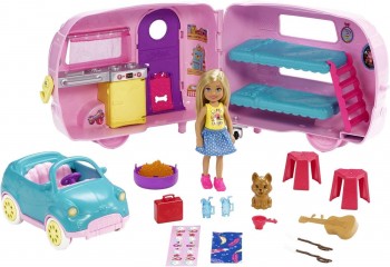 CARAVANA CHELSEA BARBIE MATTEL 446FXG90