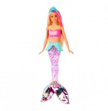 BARBIE SIRENA NADA Y BRILLA MATTEL 446GFL82