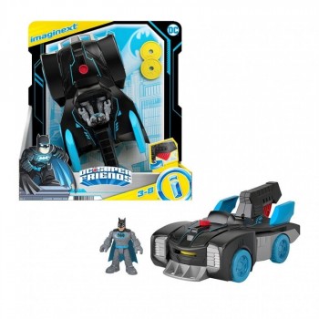 IMAGINEXT BATMOVIL DC TRANSFORMABLE CON BATMAN MATTEL 446GWT24