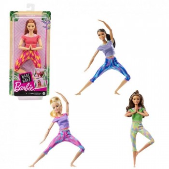 MUÑECA BARBIE MOVIMIENTOS SIN LIMITES CASTAÑA FTG80 MATTEL