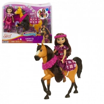 MUÑECA SPIRIT CON LUCKY FESTIVAL GXF63 MATTEL